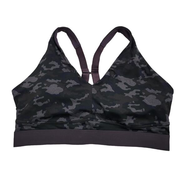 Fabletics All Day Every Day Bra Black, Green & Gray Camo NEW Women's 4X - Picture 3 of 10